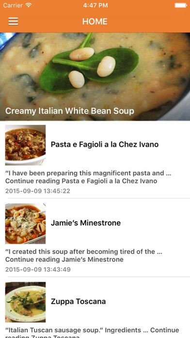 Emulate iPhone app The Food of Italy - Simple and Delicious of Classic Italian Cooking using MyAndroid Emulate iPhone app The Food of Italy - Simple and Delicious of Classic Italian Cooking using MyAndroid