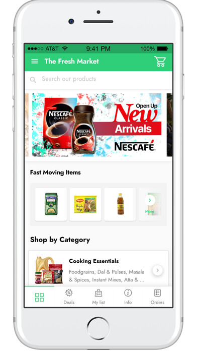 Emulate iPhone app The Fresh Market Store using MyAndroid Emulate iPhone app The Fresh Market Store using MyAndroid