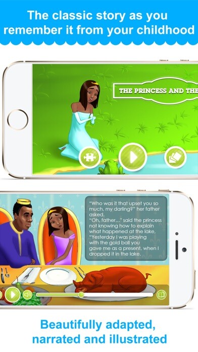 Emulate iPhone app The Frog Prince - Narrated Children Story using MyAndroid Emulate iPhone app The Frog Prince - Narrated Children Story using MyAndroid