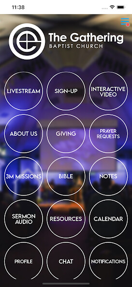 Emulate iPhone app The Gathering Baptist Church using MyAndroid Emulate iPhone app The Gathering Baptist Church using MyAndroid