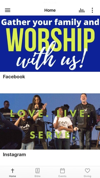 Emulate iPhone app TheGatheringChurch.Life using MyAndroid