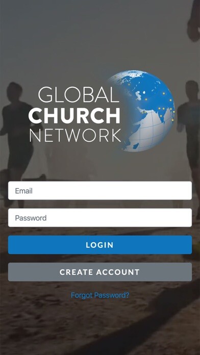 Emulate iPhone app The Global Church Network using MyAndroid