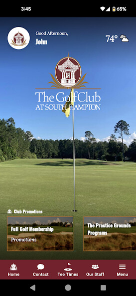 Emulate iPhone app The Golf Club at South Hampton using MyAndroid Emulate iPhone app The Golf Club at South Hampton using MyAndroid