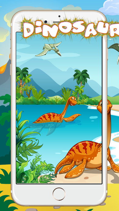 Emulate iPhone app The Good Matching Games - Dinosaur Jigsaw Puzzle using MyAndroid