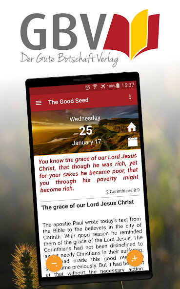 Run android online APK The Good Seed / The Lord is Near from MyAndroid or emulate The Good Seed / The Lord is Near using MyAndroid