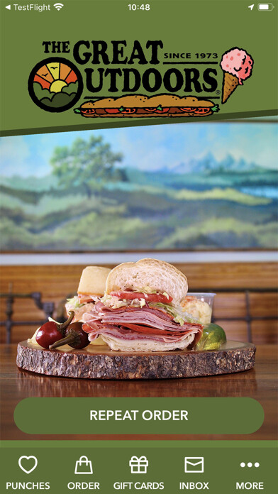 Emulate iPhone app The Great Outdoors Sub Shop using MyAndroid Emulate iPhone app The Great Outdoors Sub Shop using MyAndroid