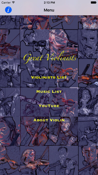 Emulate iPhone app The Great Violinists using MyAndroid Emulate iPhone app The Great Violinists using MyAndroid