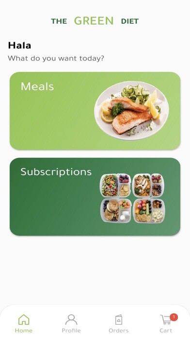 Emulate iPhone app The Green Diet using MyAndroid