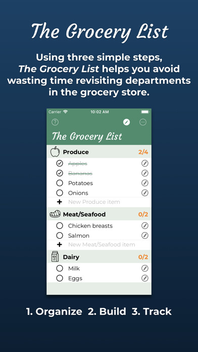 Emulate iPhone app The Grocery List : Mobile using MyAndroid