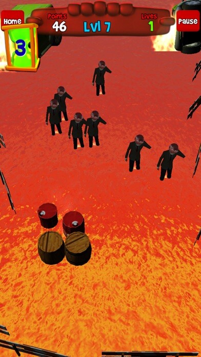 Emulate iPhone app The ground becomes lava, suddenly using MyAndroid