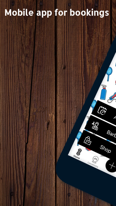 Emulate iPhone app The Guidelines Barbershop using MyAndroid