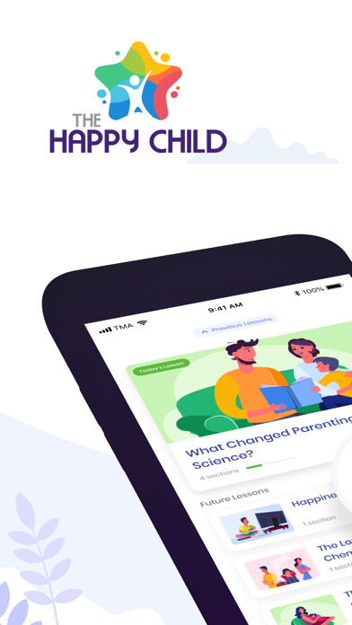 Emulate iPhone app The Happy Child-Parenting App using MyAndroid