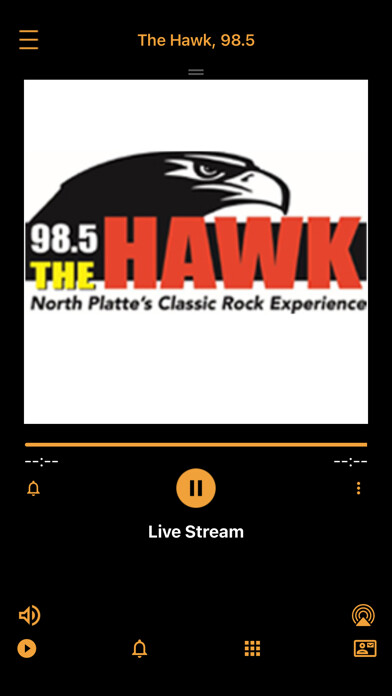 Emulate iPhone app The Hawk, 98.5 FM KHAQ using MyAndroid Emulate iPhone app The Hawk, 98.5 FM KHAQ using MyAndroid