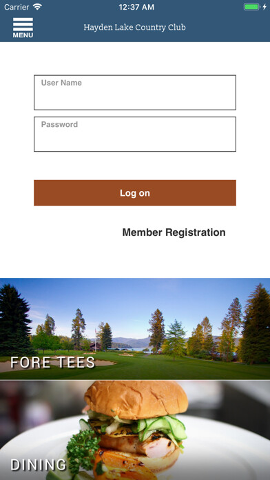 Emulate iPhone app The Hayden Lake Country Club using MyAndroid Emulate iPhone app The Hayden Lake Country Club using MyAndroid