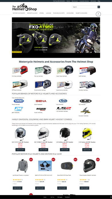 Emulate iPhone app The Helmet Shop using MyAndroid Emulate iPhone app The Helmet Shop using MyAndroid