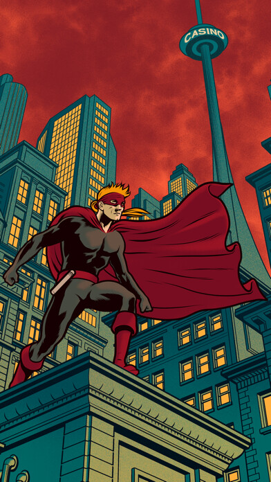 Emulate iPhone app The Hero Unmasked! using MyAndroid