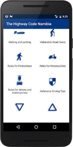 Emulate Android APK The Highway Code Namibia