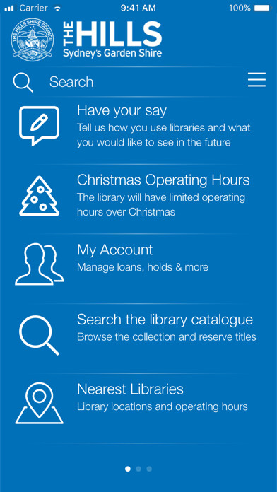 Emulate iPhone app The Hills Shire Library using MyAndroid Emulate iPhone app The Hills Shire Library using MyAndroid