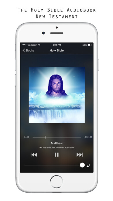 Emulate iPhone app The Holy Bible Audiobook New Testament using MyAndroid Emulate iPhone app The Holy Bible Audiobook New Testament using MyAndroid
