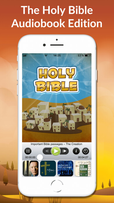 Emulate iPhone app The Holy Bible Audiobook using MyAndroid Emulate iPhone app The Holy Bible Audiobook using MyAndroid