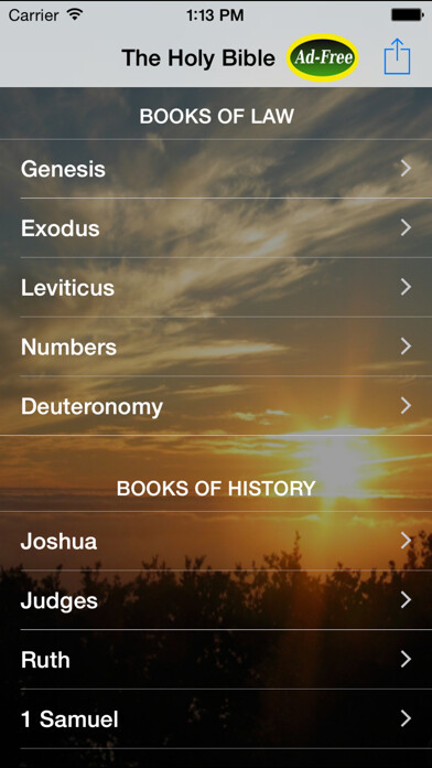 Emulate iPhone app The Holy Bible FREE: King James Version for Daily Bible Study, Readings and Inspirations! using MyAndroid Emulate iPhone app The Holy Bible FREE: King James Version for Daily Bible Study, Readings and Inspirations! using MyAndroid