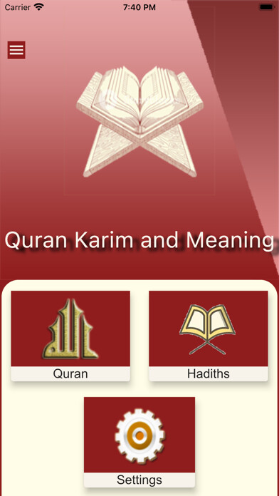 Emulate iPhone app The Holy Quran and Means Pro using MyAndroid Emulate iPhone app The Holy Quran and Means Pro using MyAndroid