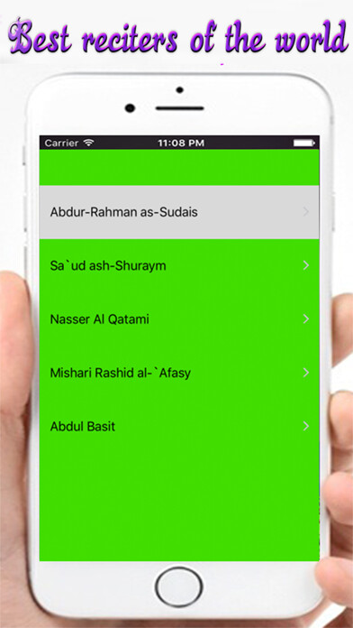 Emulate iPhone app The Holy Quran Audio using MyAndroid Emulate iPhone app The Holy Quran Audio using MyAndroid