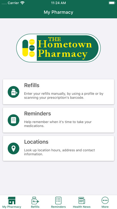 Emulate iPhone app The Hometown Pharmacy using MyAndroid Emulate iPhone app The Hometown Pharmacy using MyAndroid