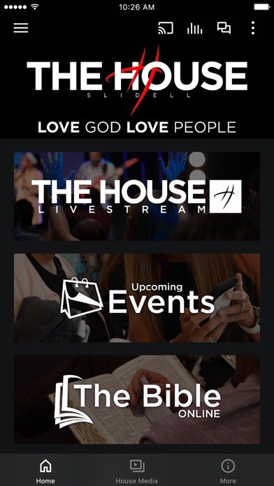Emulate iPhone app The House App using MyAndroid