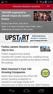 Emulate Android APK The Houston Business Journal