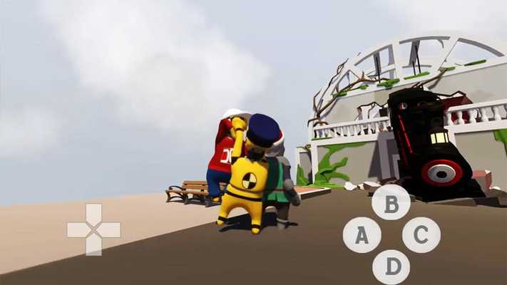 Emulate Android APK The Human falling and flat