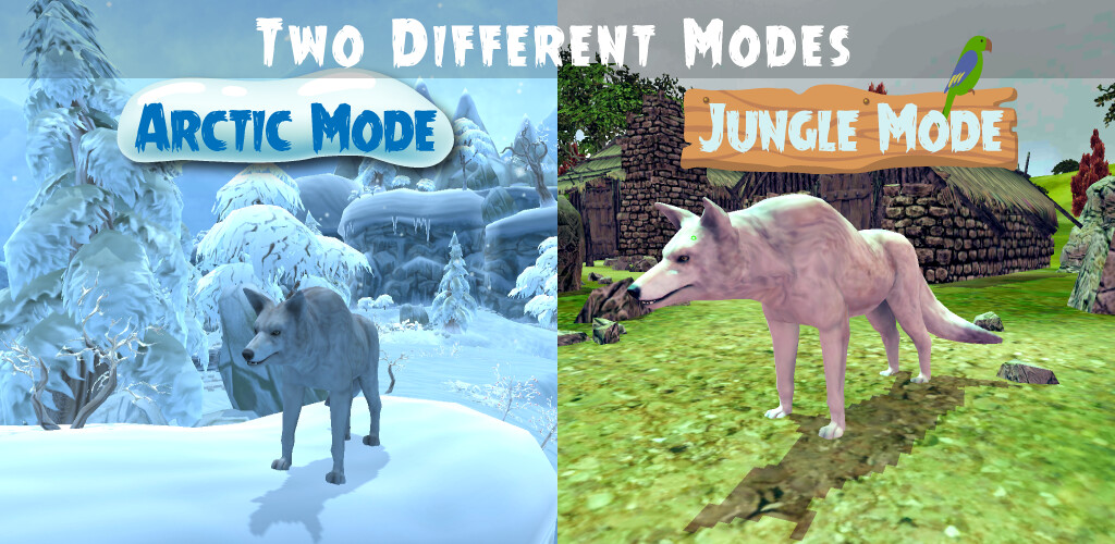Run android online APK The Hunter Wolf: Wolf 3D Simulator from MyAndroid or emulate The Hunter Wolf: Wolf 3D Simulator using MyAndroid