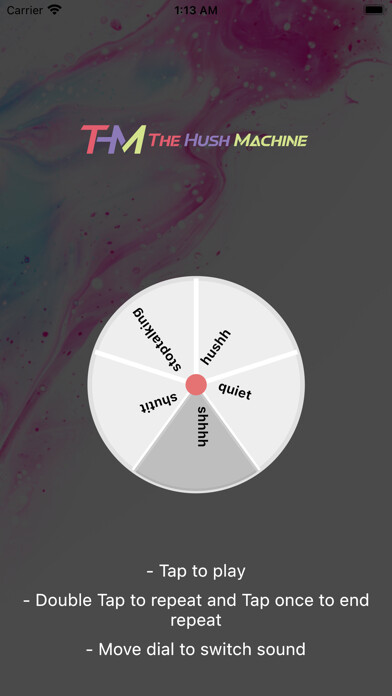 Emulate iPhone app The Hush Machine using MyAndroid