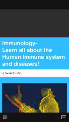 Emulate Android APK The Immunology website