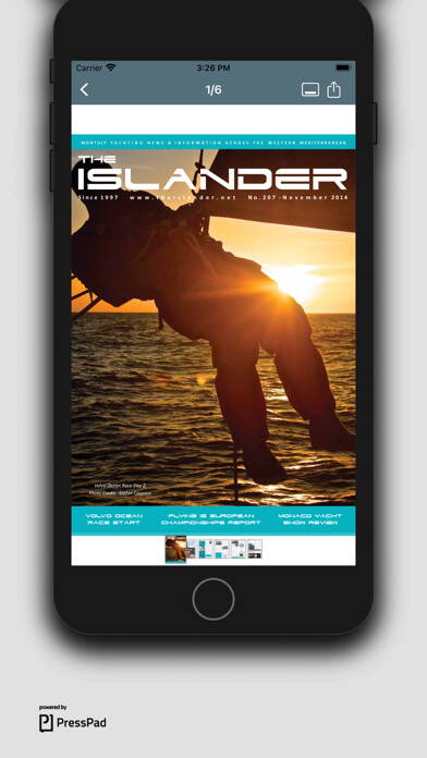 Emulate iPhone app The Islander Magazine using MyAndroid Emulate iPhone app The Islander Magazine using MyAndroid