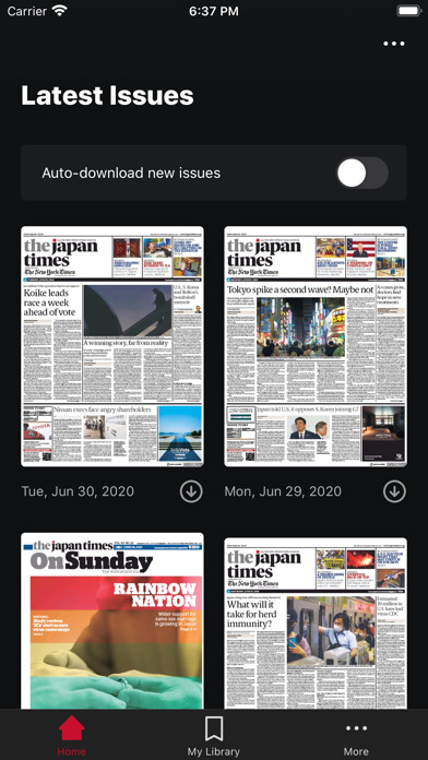 Emulate iPhone app The Japan Times ePaper Edition using MyAndroid Emulate iPhone app The Japan Times ePaper Edition using MyAndroid