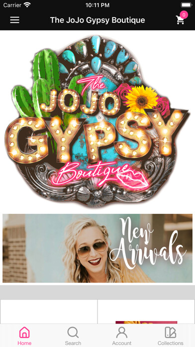 Emulate iPhone app The JoJo Gypsy Boutique using MyAndroid Emulate iPhone app The JoJo Gypsy Boutique using MyAndroid