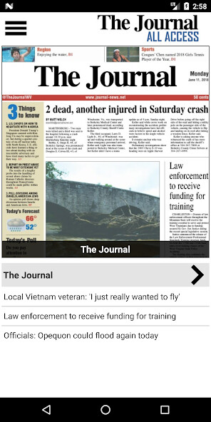 Emulate iPhone app The Journal All Access using MyAndroid Emulate iPhone app The Journal All Access using MyAndroid