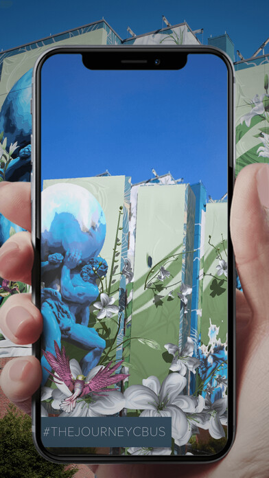 Emulate iPhone app The Journey AR Mural using MyAndroid