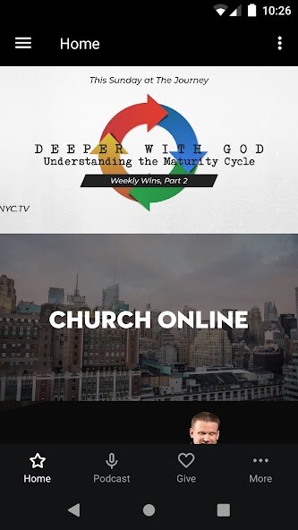 Emulate iPhone app The Journey Church NYC using MyAndroid Emulate iPhone app The Journey Church NYC using MyAndroid
