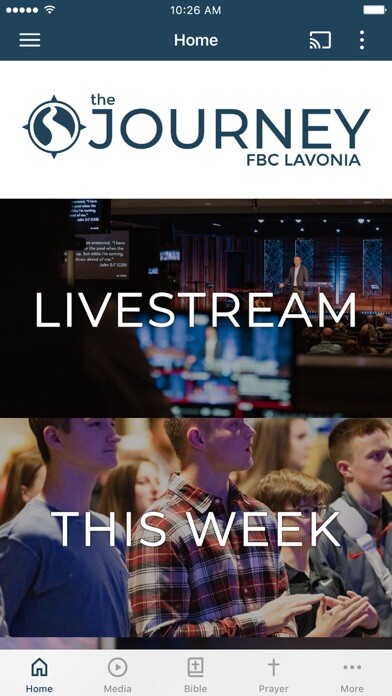Emulate iPhone app The Journey FBC Lavonia using MyAndroid Emulate iPhone app The Journey FBC Lavonia using MyAndroid