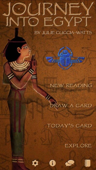 Emulate iPhone app The Journey into Egypt Tarot using MyAndroid Emulate iPhone app The Journey into Egypt Tarot using MyAndroid