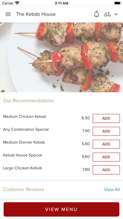 Emulate iPhone app The Kebab House. using MyAndroid Emulate iPhone app The Kebab House. using MyAndroid