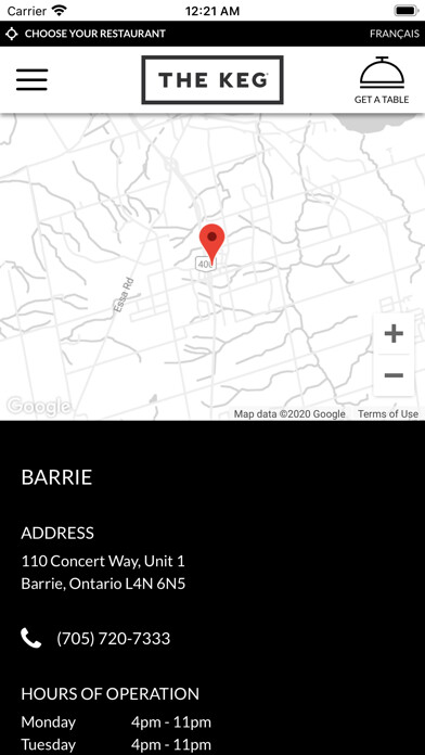 Emulate iPhone app The Keg Barrie using MyAndroid Emulate iPhone app The Keg Barrie using MyAndroid