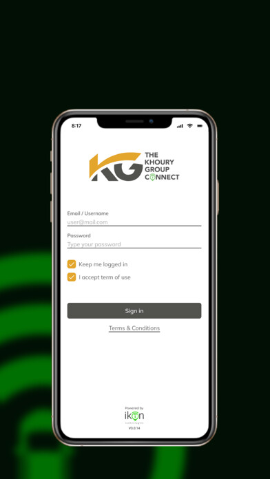 Emulate iPhone app The Khoury Group Connect using MyAndroid Emulate iPhone app The Khoury Group Connect using MyAndroid