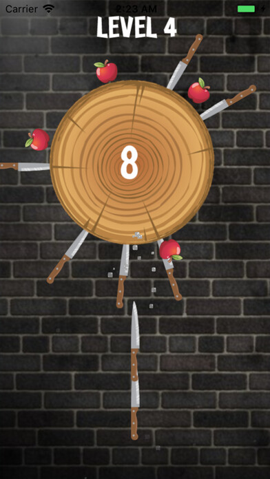 Emulate iPhone app The Knife Stick Thrower Fun using MyAndroid Emulate iPhone app The Knife Stick Thrower Fun using MyAndroid
