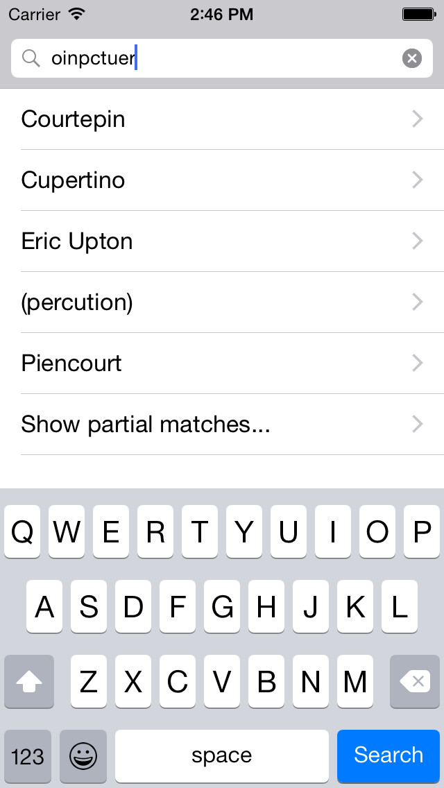 Emulate iPhone app The Know-It-All Anagram Solver using MyAndroid Emulate iPhone app The Know-It-All Anagram Solver using MyAndroid