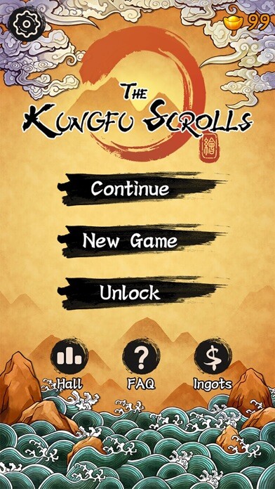Emulate iPhone app The Kungfu Scrolls using MyAndroid
