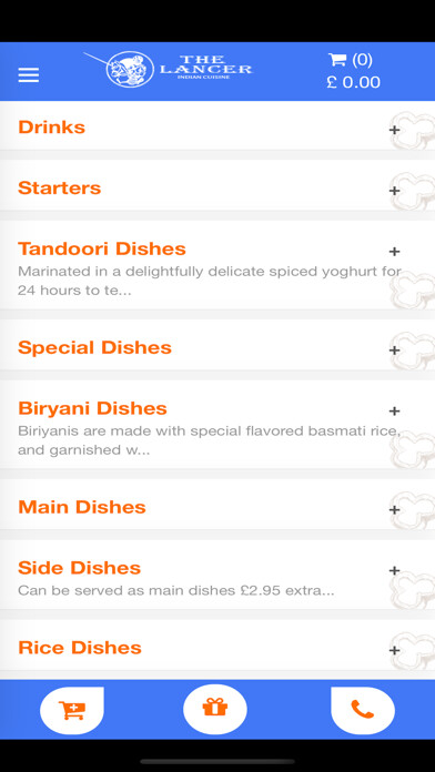 Emulate iPhone app The Lancer Indian Cuisine using MyAndroid Emulate iPhone app The Lancer Indian Cuisine using MyAndroid