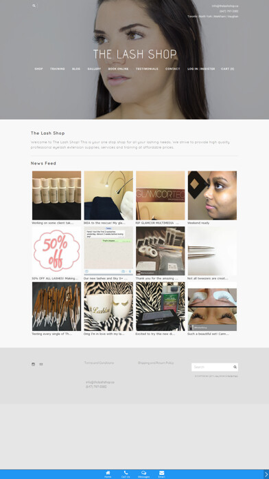 Emulate iPhone app The Lash Shop using MyAndroid Emulate iPhone app The Lash Shop using MyAndroid